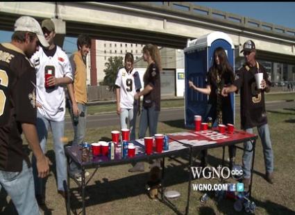 Tailgating with the New Orleans Saints