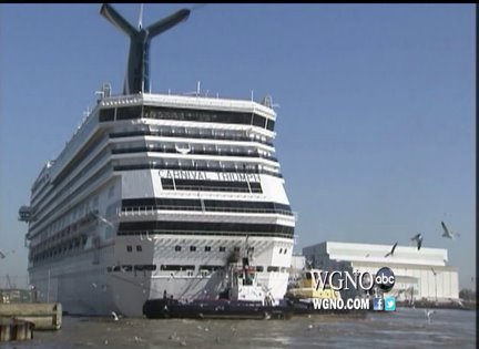 Some of the crippled cruiseship passengers…