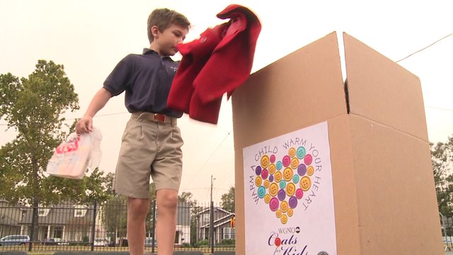 Coats for Kids at Catherine of Siena School