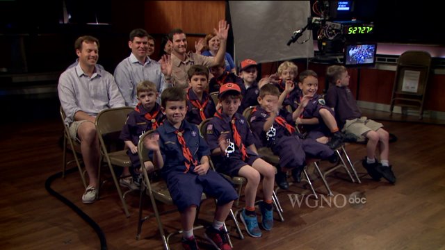 St. Catherine Cubs Visit News with a Twist