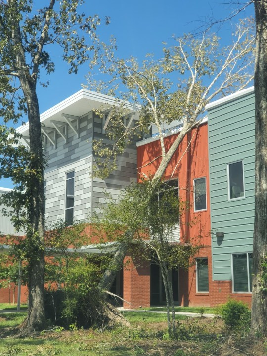 Damage at Madisonville Elementary school