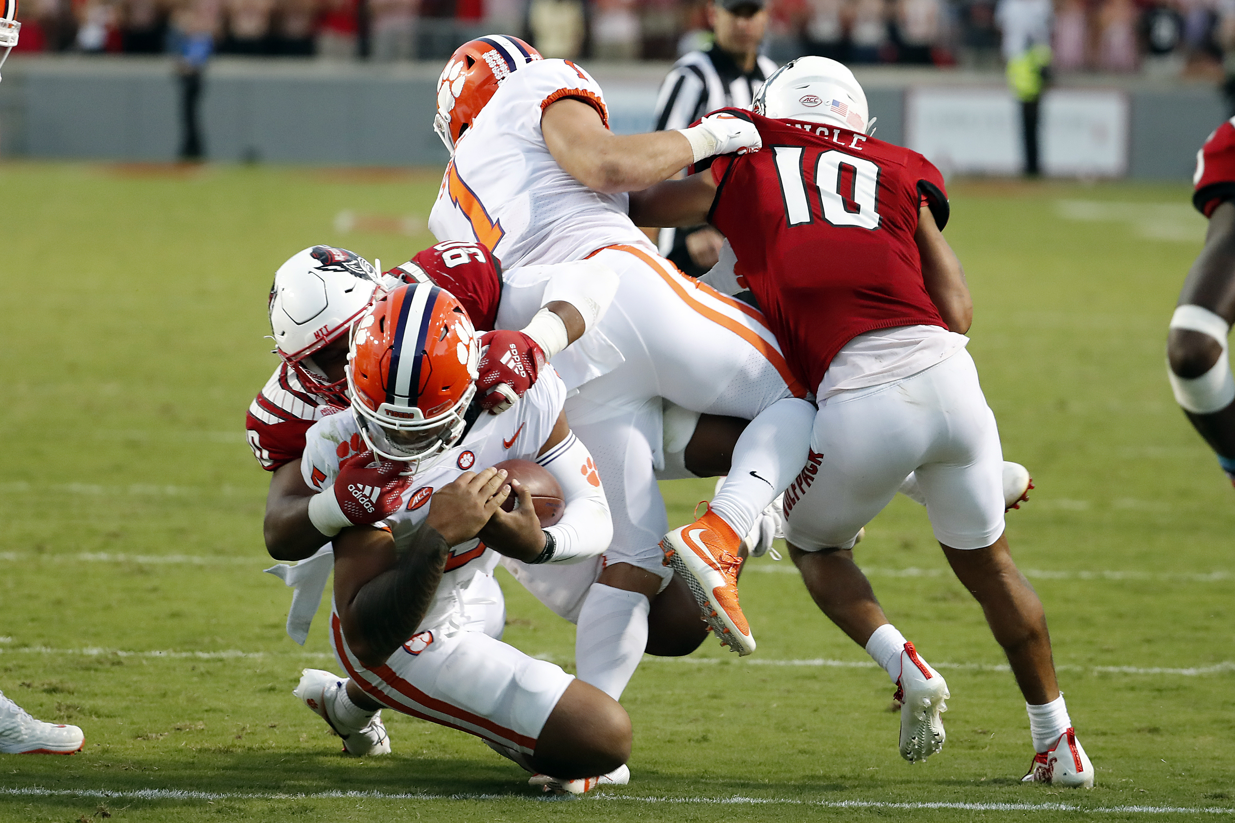 D.J. Uiagalelei, Savion Jackson, Will Shipley, Tanner Ingle