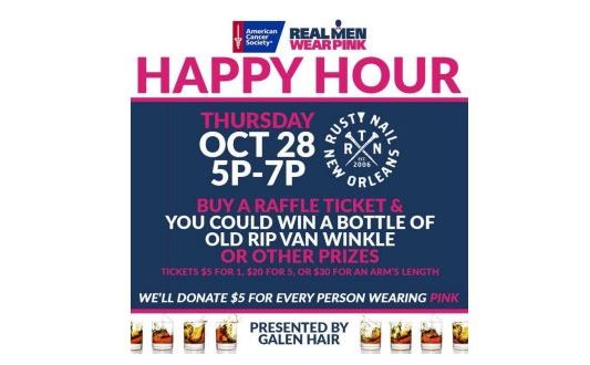 Real Men Wear Pink Happy Hour