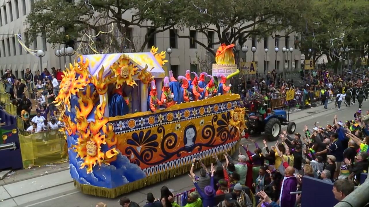 Mardi Gras parade float