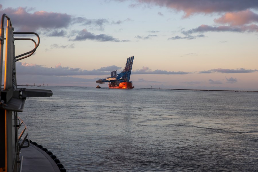 Cranes at Port NOLA, Photo courtesy PJ Hahn