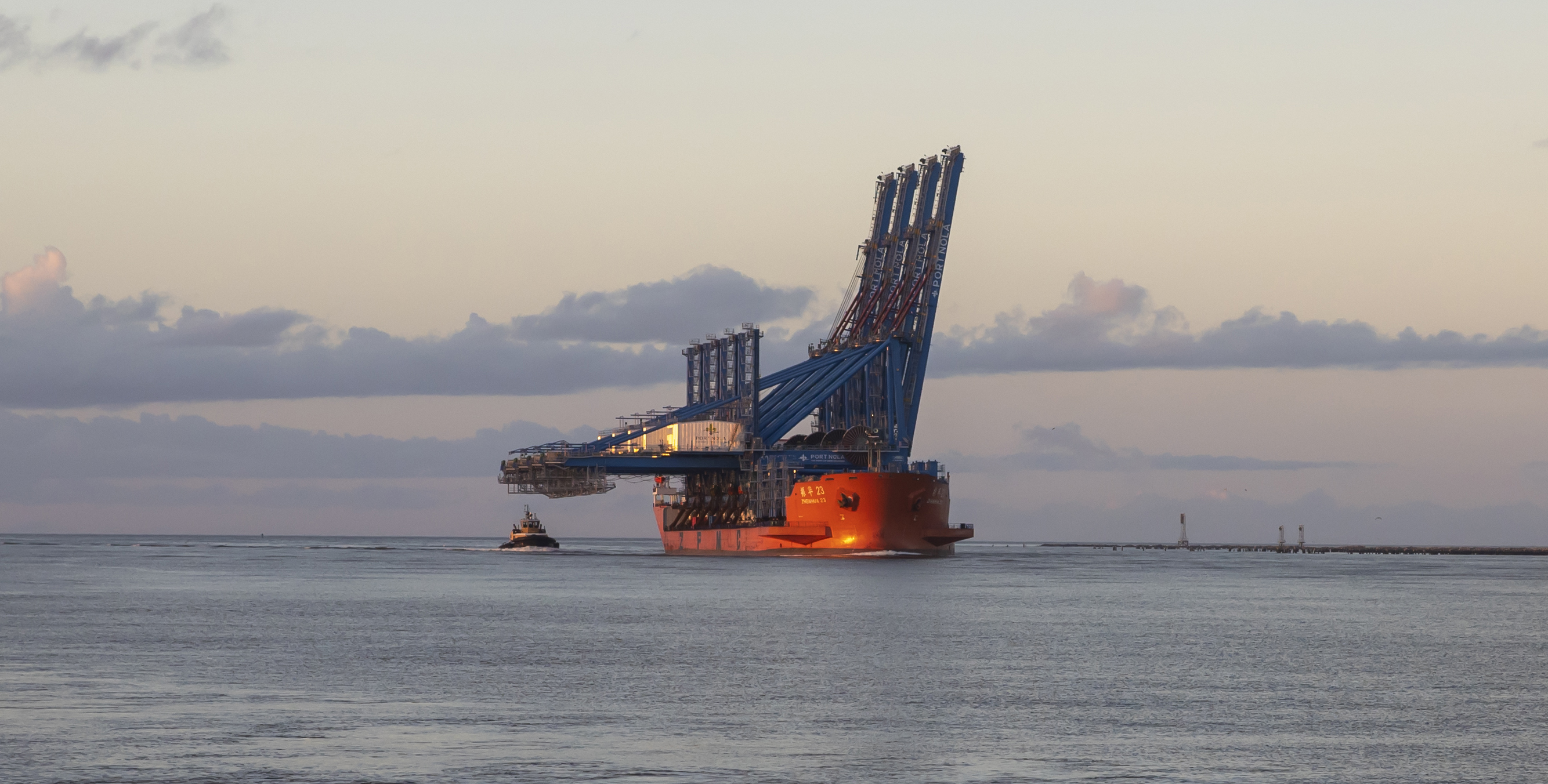 Cranes at Port NOLA, Photo courtesy PJ Hahn