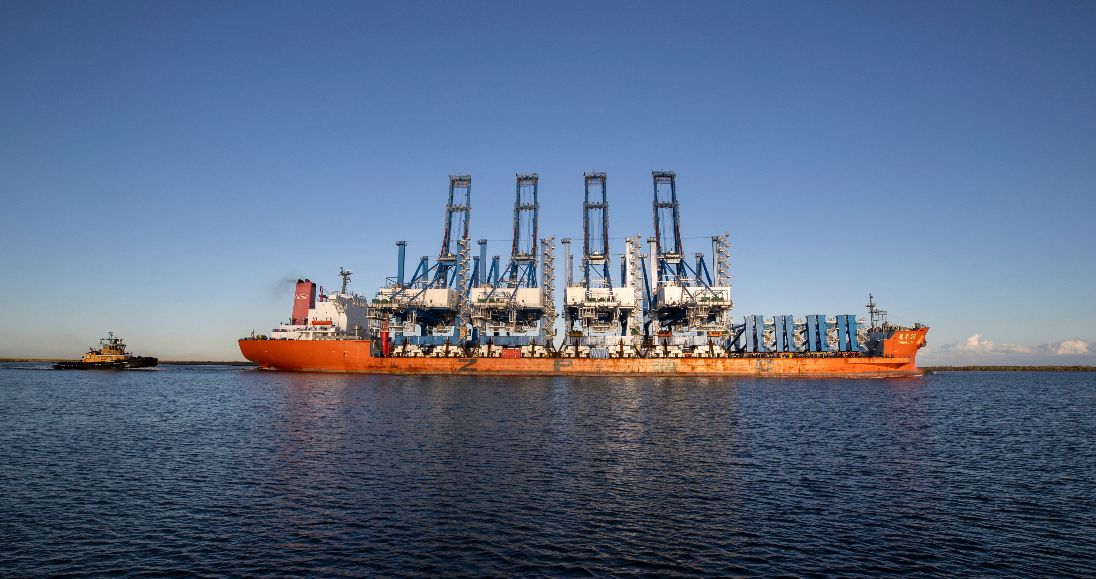 Cranes at Port NOLA, Photo courtesy PJ Hahn