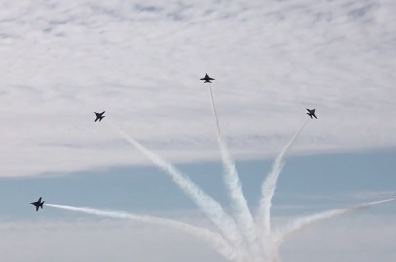 Blue Angels fly at 2022 New Orleans Air show