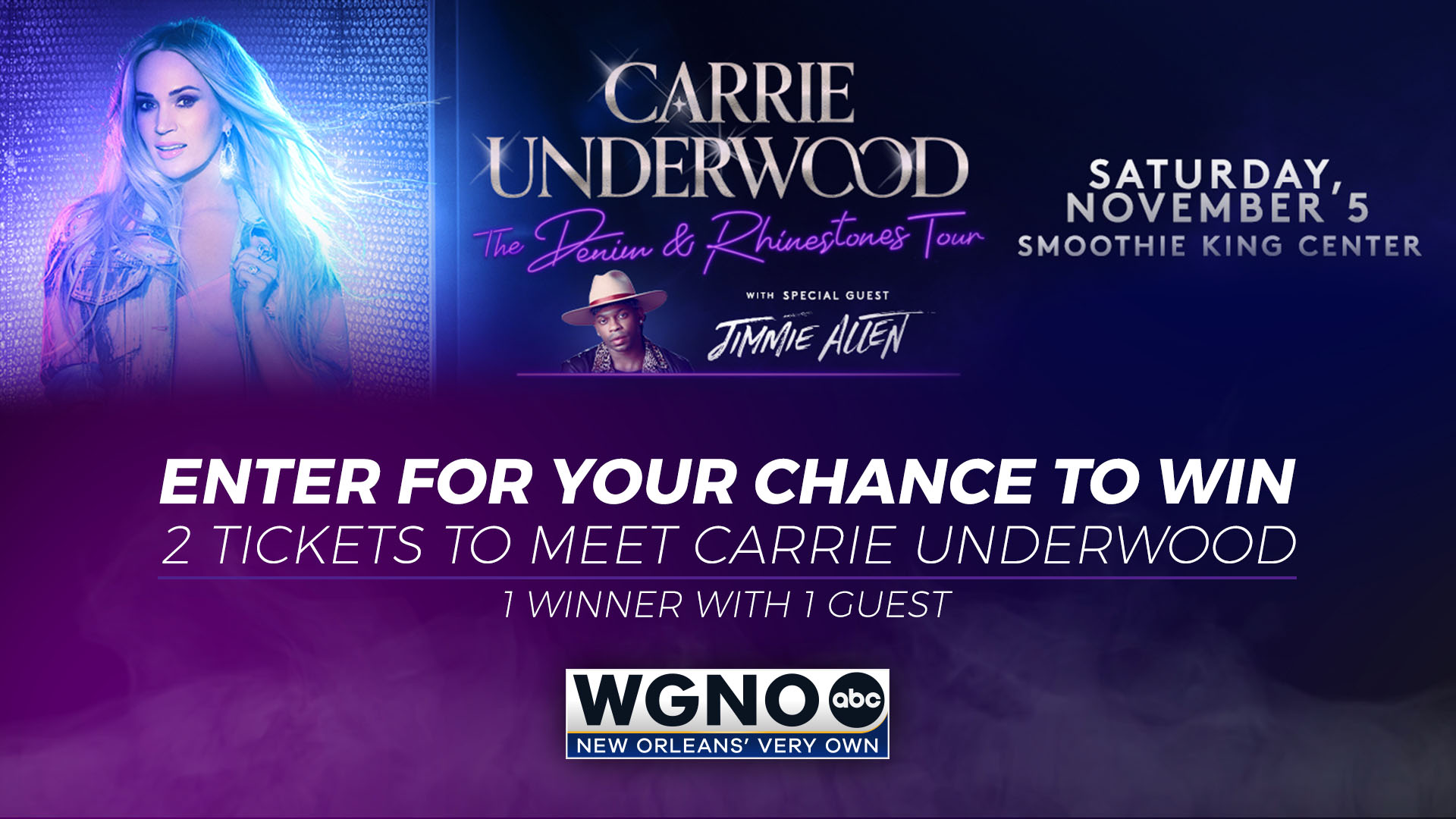 WGNO Carrie Underwood Contest