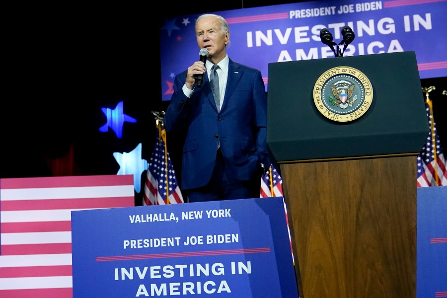 FILE - President Joe Biden speaks on the debt limit during an event at SUNY Westchester Community College, Wednesday, May 10, 2023, in Valhalla, N.Y. (AP Photo/John Minchillo, File)